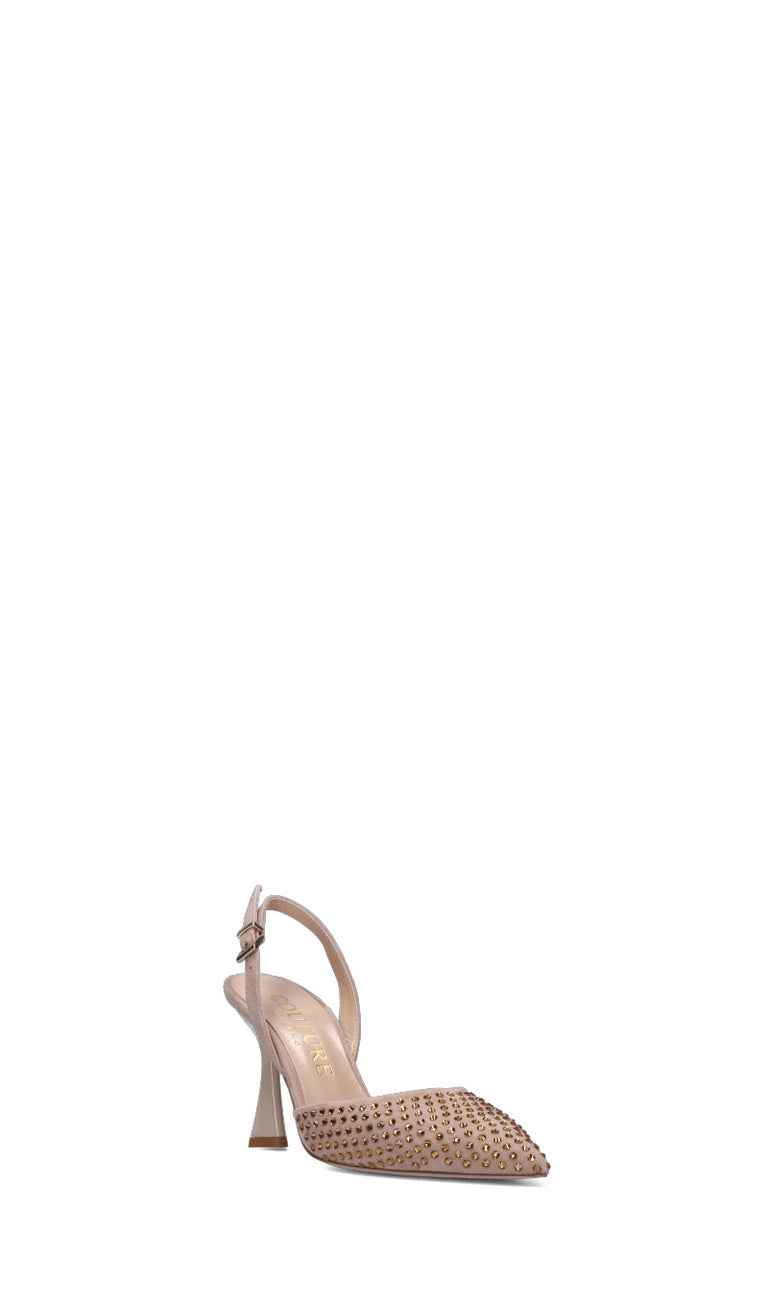 COUTURE Slingback donna beige in pelle