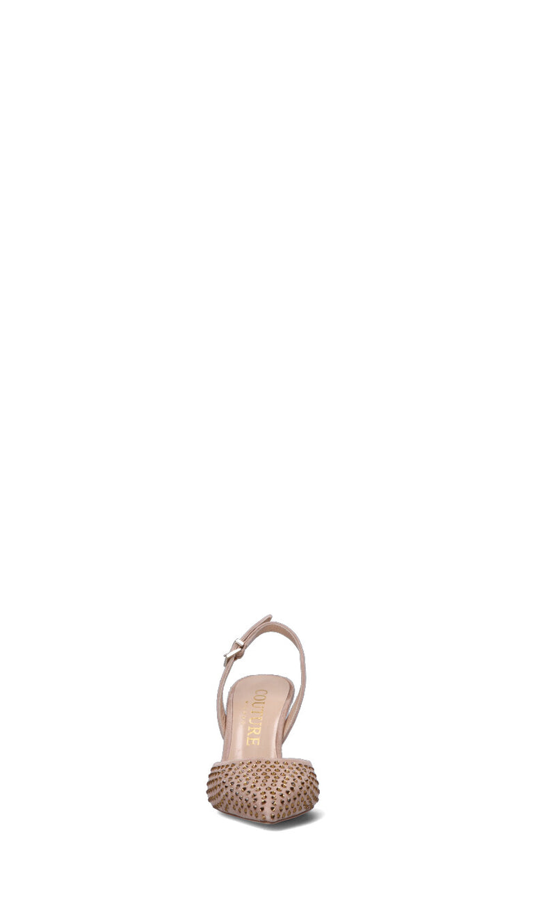 COUTURE Slingback donna beige in pelle