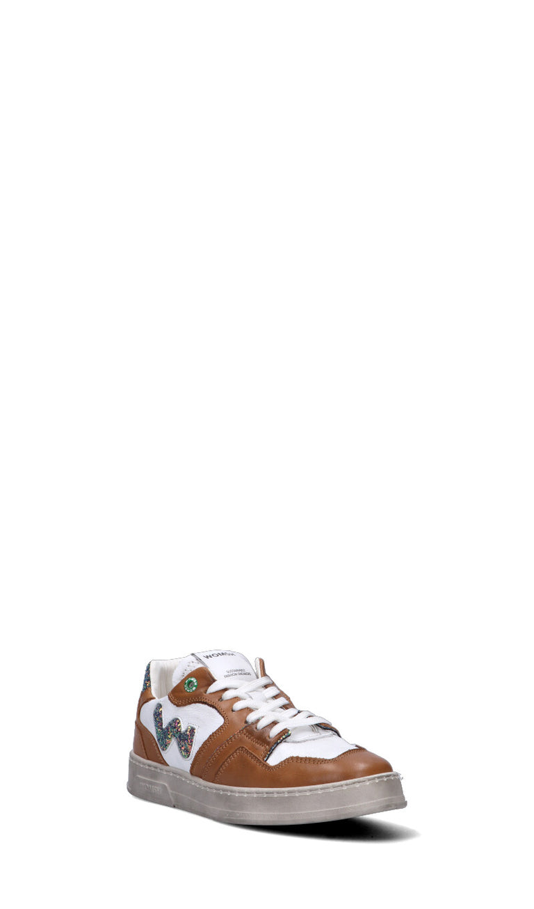 WOMSH Sneaker donna cuoio in pelle