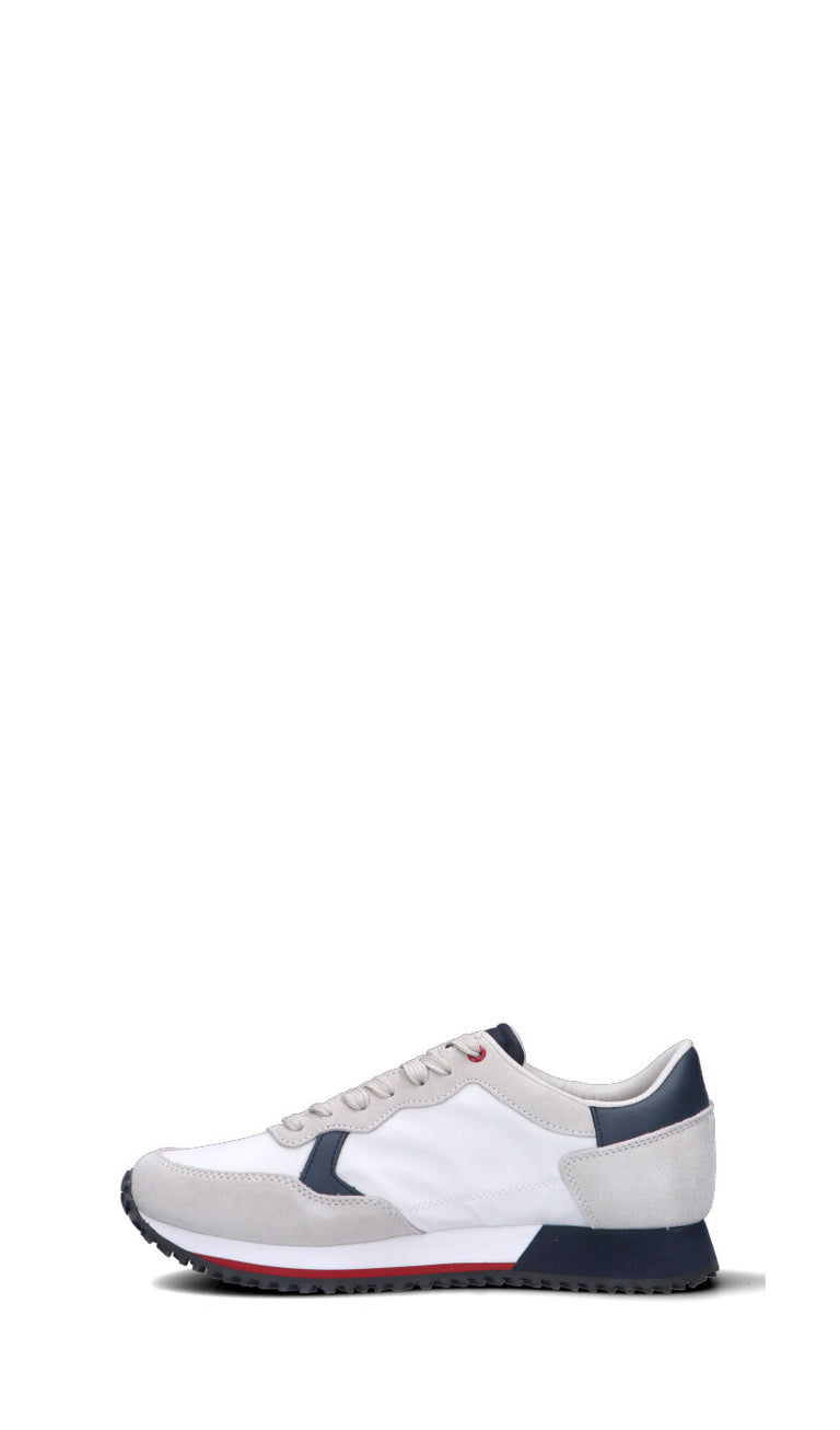 U.S. POLO ASSN. Sneaker uomo bianca/blu/grigia in pelle