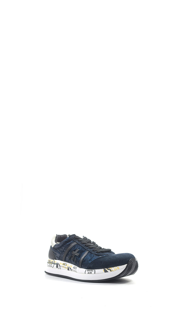 PREMIATA CONNY Sneaker donna blu/nero pelle