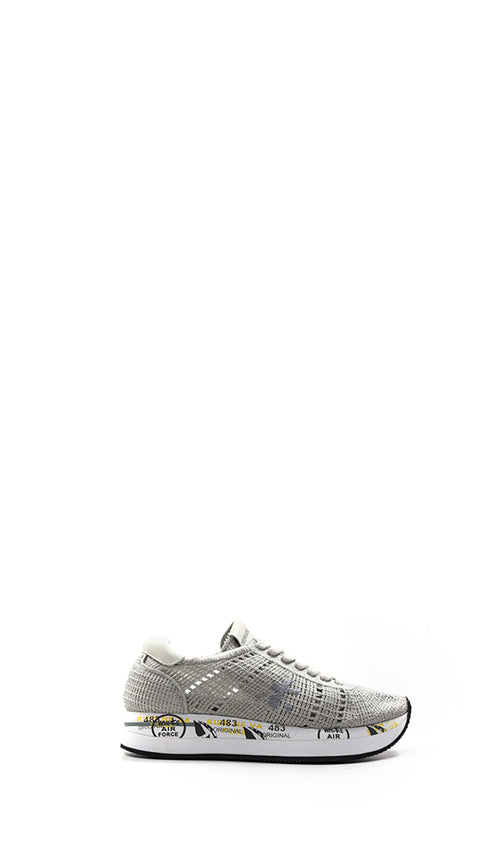 PREMIATA Sneaker donna grigia in tessuto