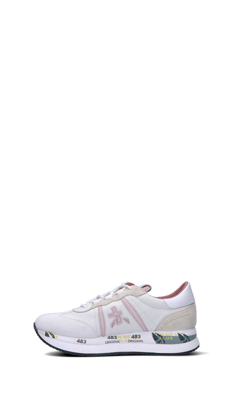 PREMIATA Sneaker donna bianca/rosa/grigia