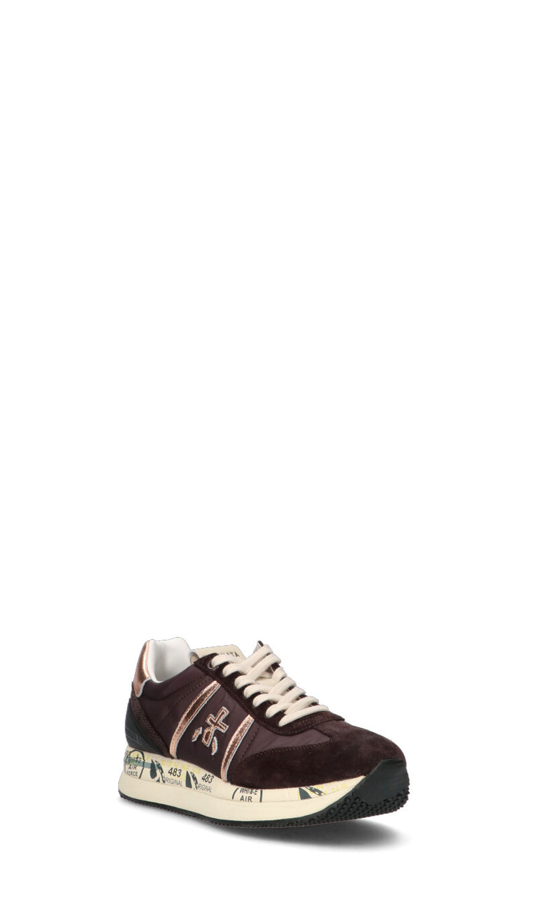 PREMIATA Sneaker donna marrone in suede