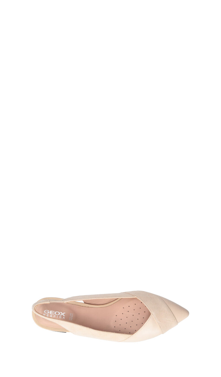 GEOX Slingback donna beige in suede