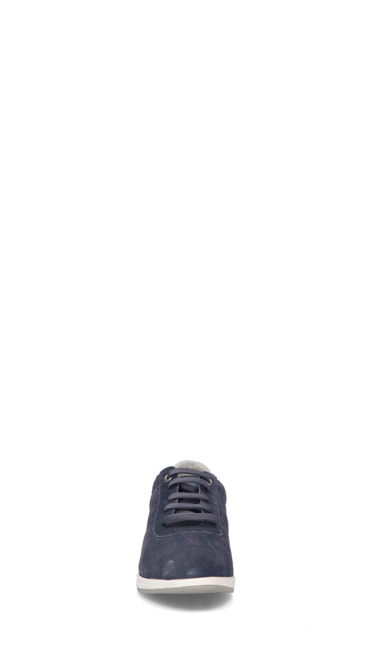 GEOX Sneaker donna blu in suede