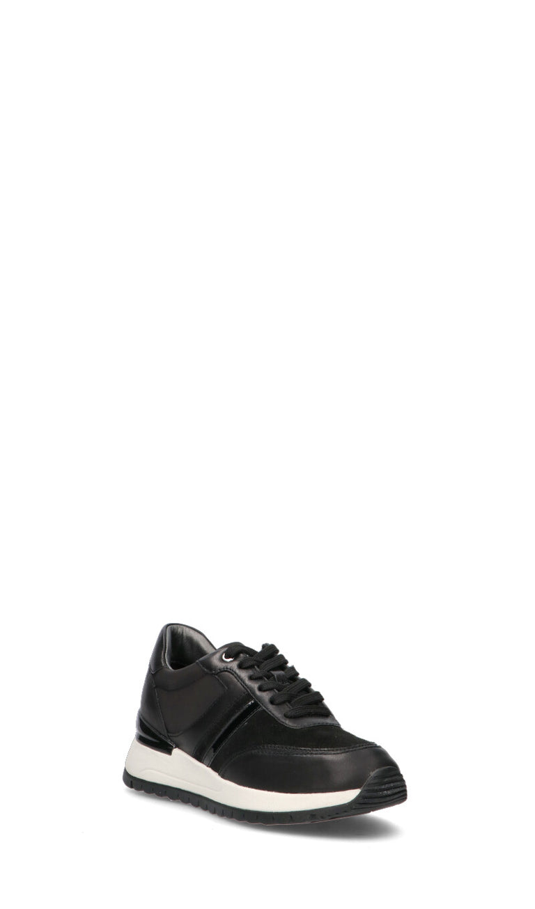 GEOX Sneaker donna nera in pelle