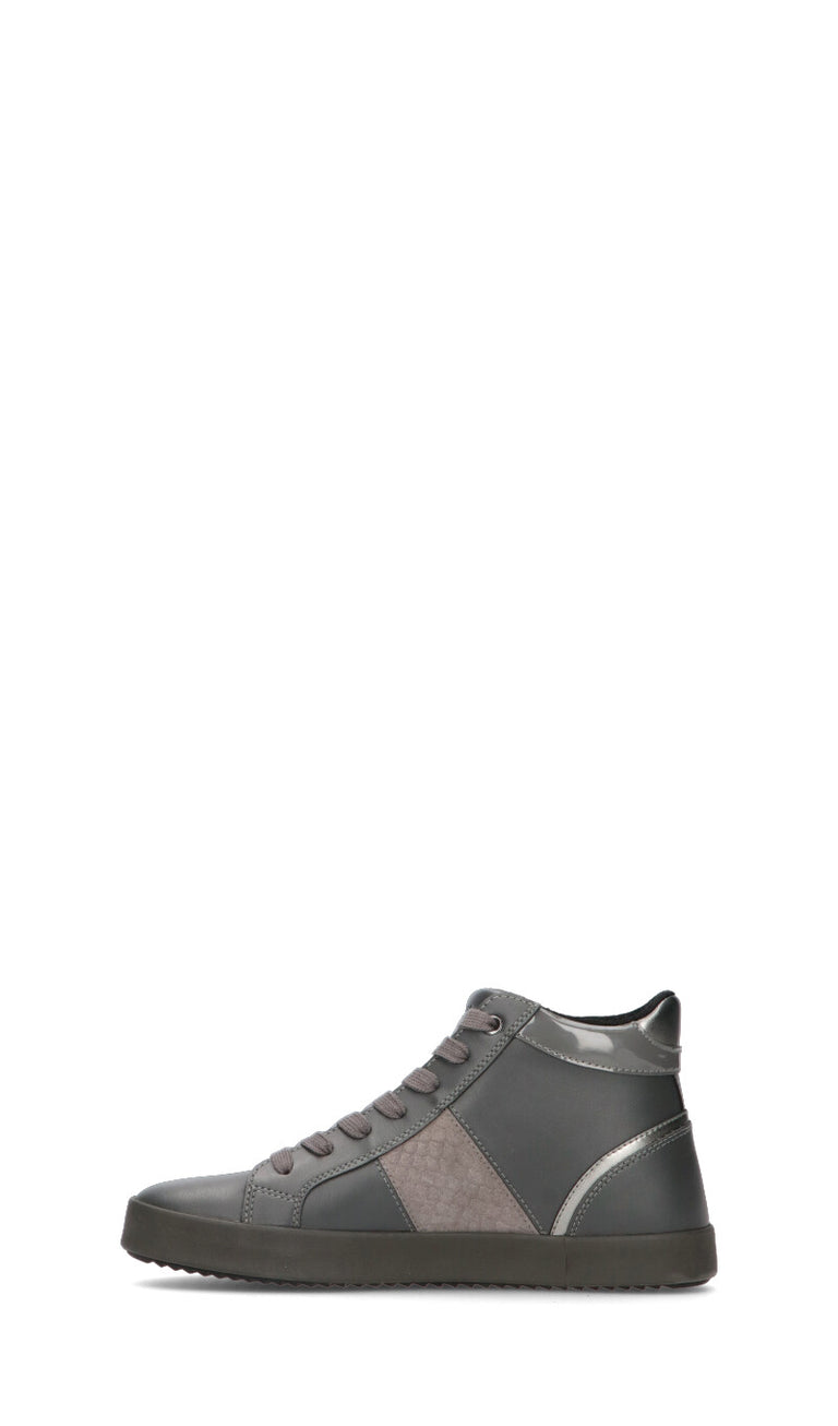 GEOX Sneaker donna grigia in pelle