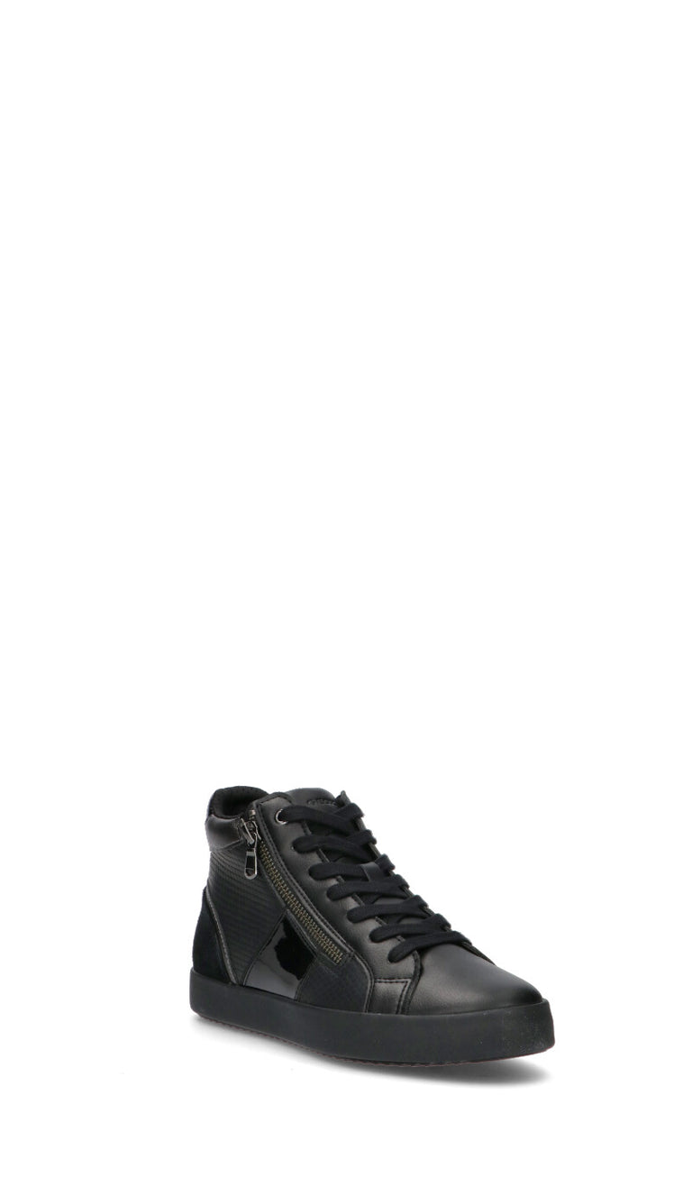 GEOX Sneaker donna nera in pelle