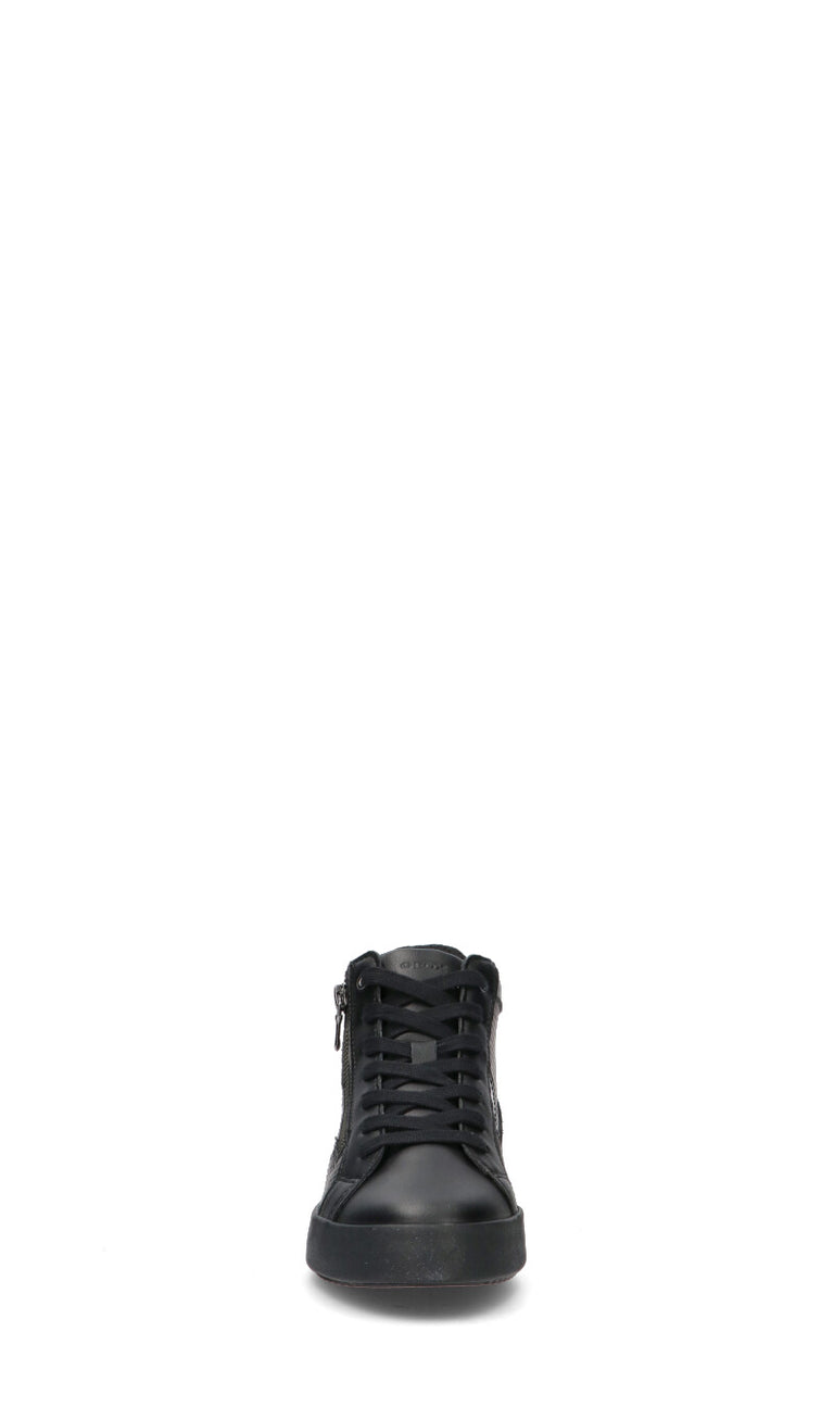 GEOX Sneaker donna nera in pelle