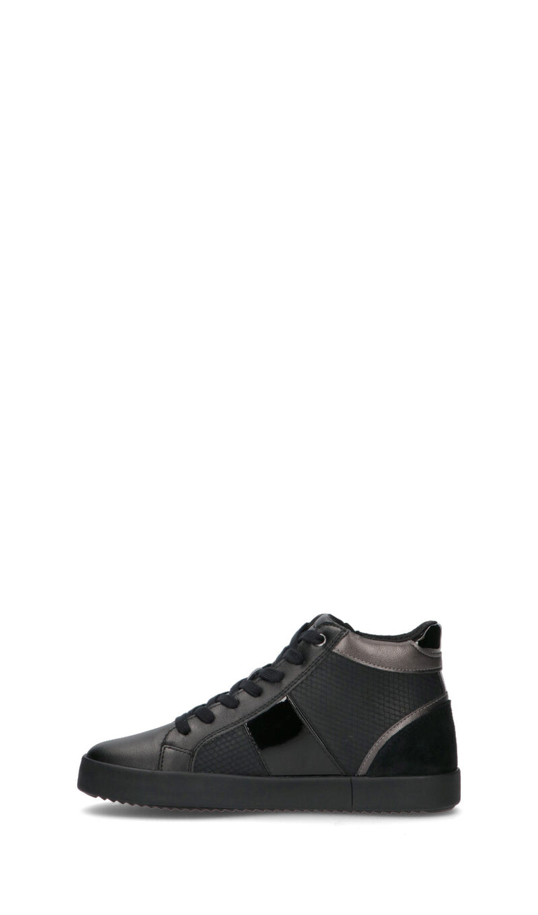 GEOX Sneaker donna nera in pelle