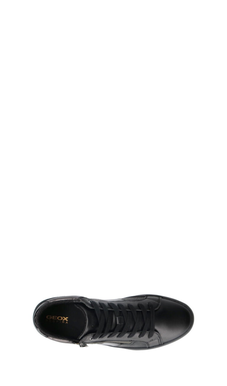 GEOX Sneaker donna nera in pelle