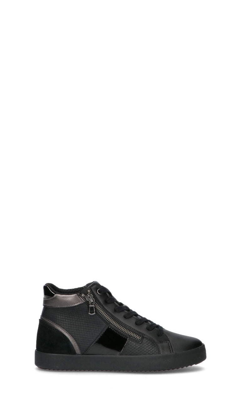 GEOX Sneaker donna nera in pelle