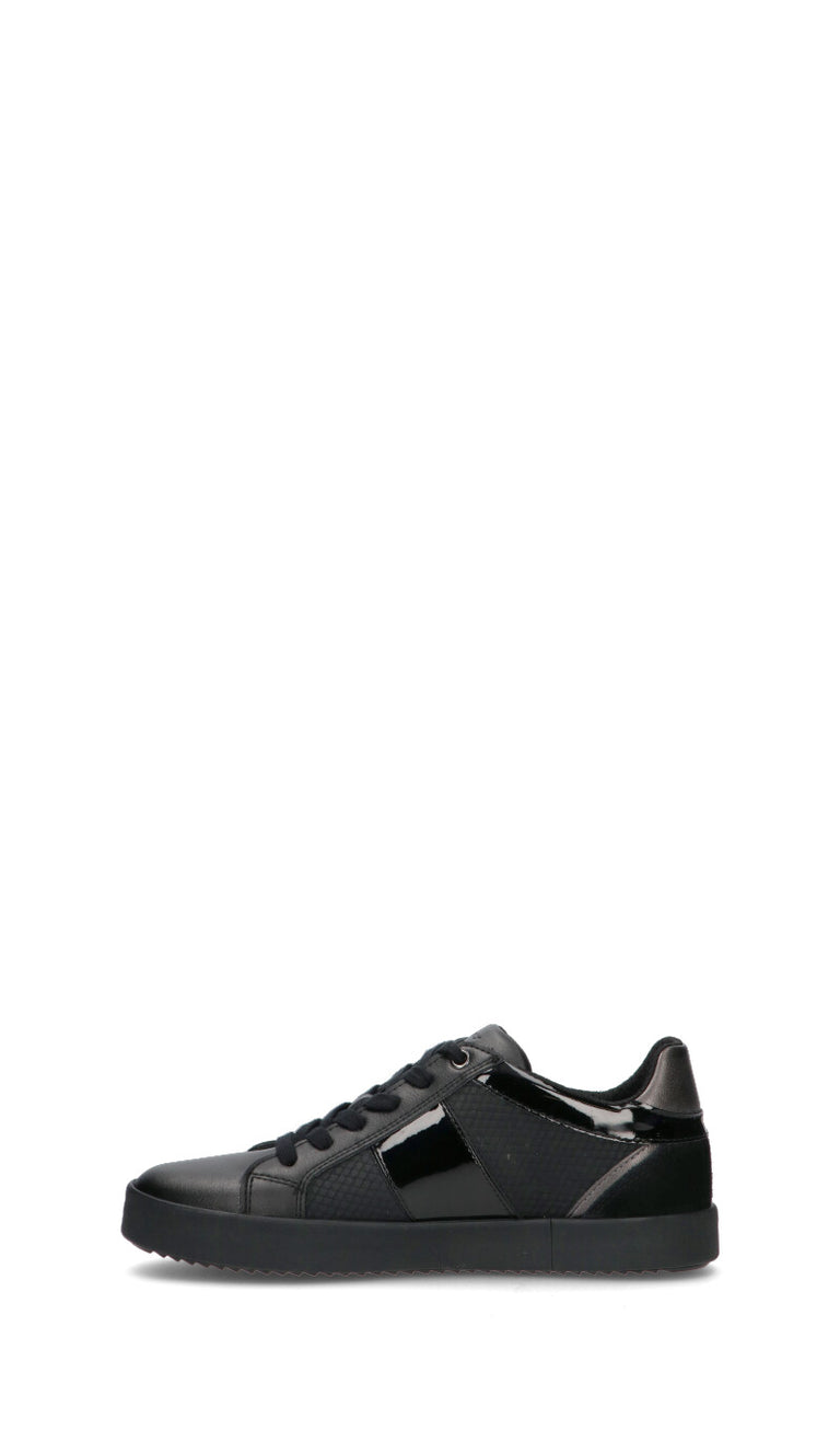 GEOX Sneaker donna nera in pelle