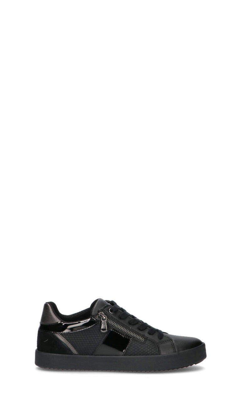 GEOX Sneaker donna nera in pelle