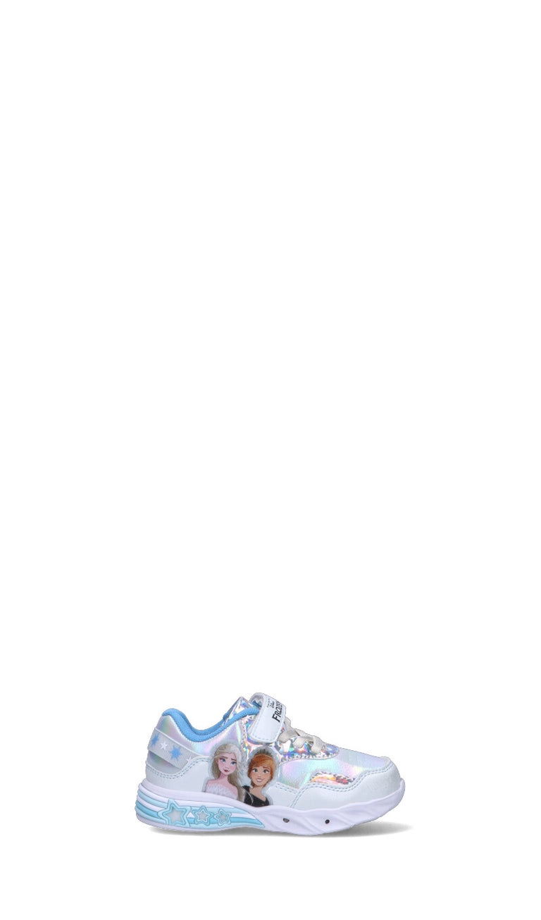 DISNEY Sneaker bimba argento e azzurra