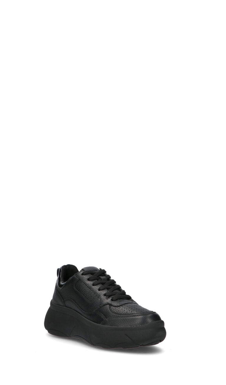 GEOX Sneaker donna nera in pelle