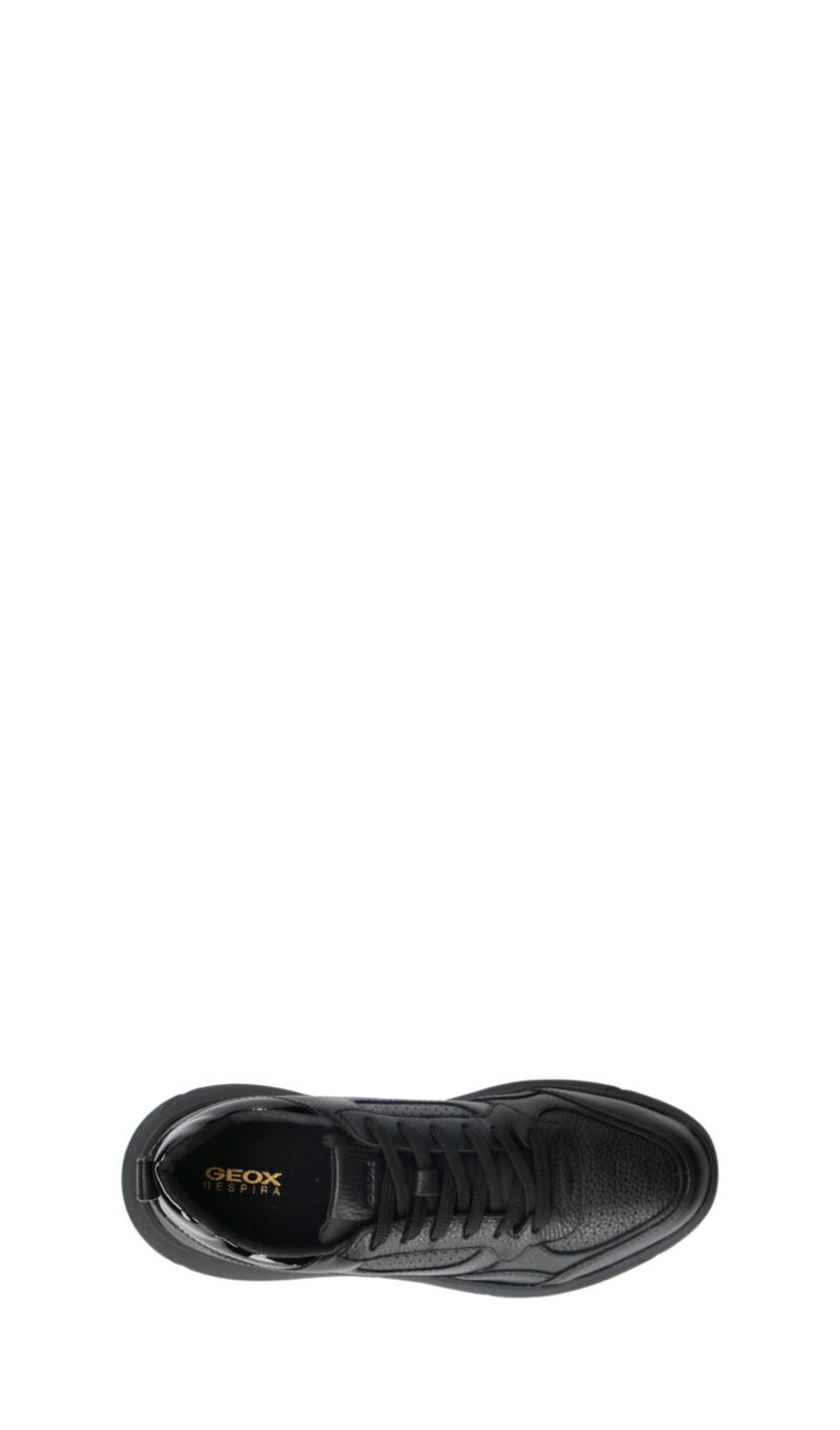 GEOX Sneaker donna nera in pelle