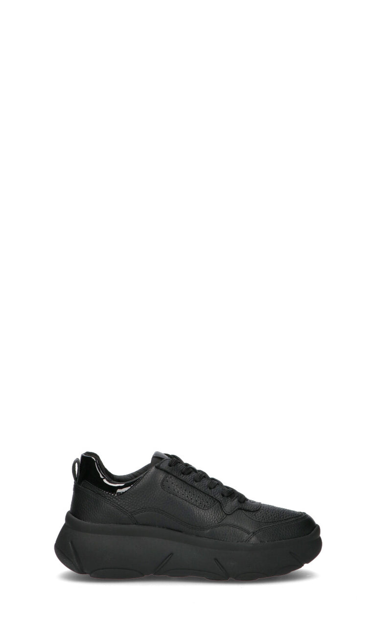 GEOX Sneaker donna nera in pelle