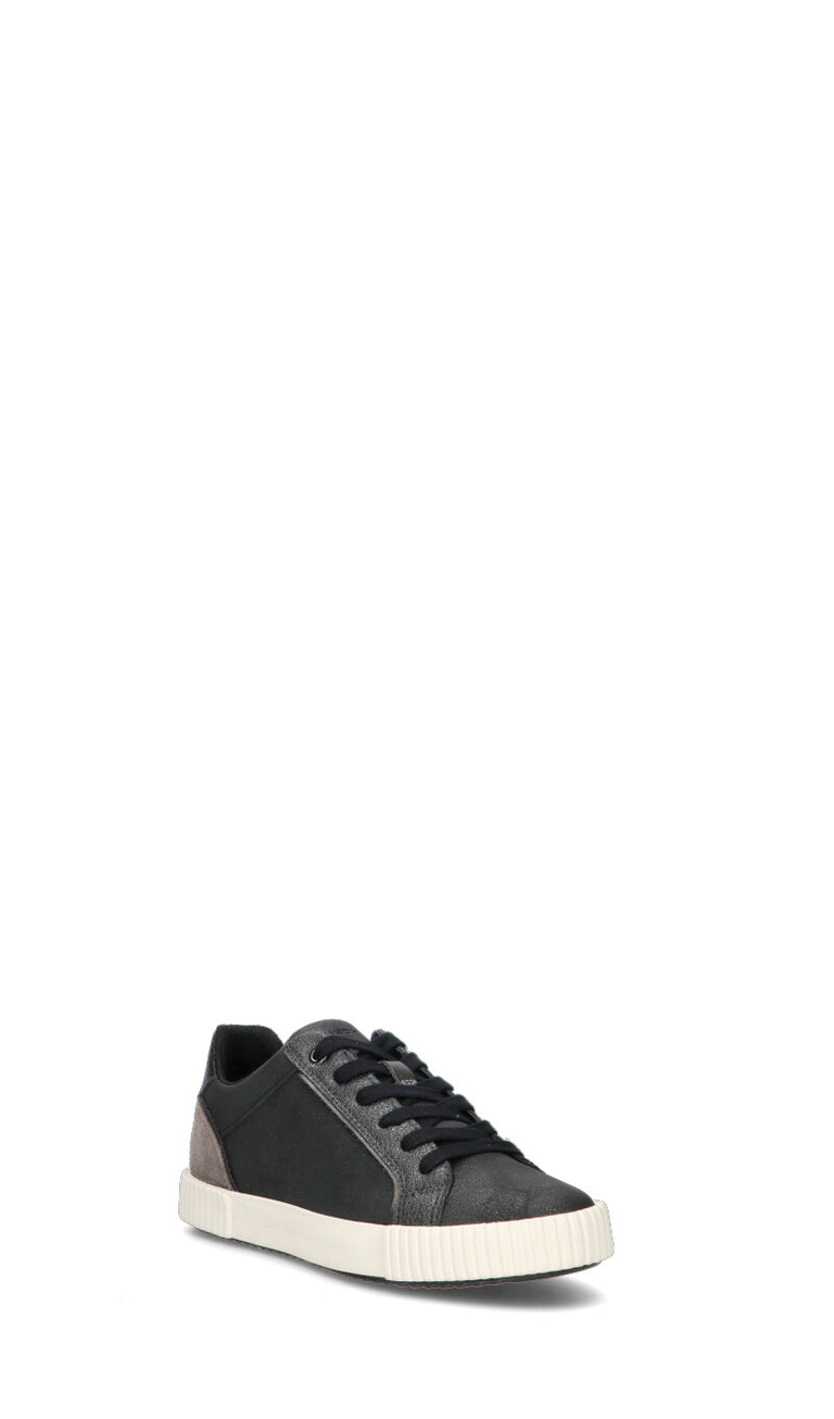 GEOX Sneaker donna nera in pelle