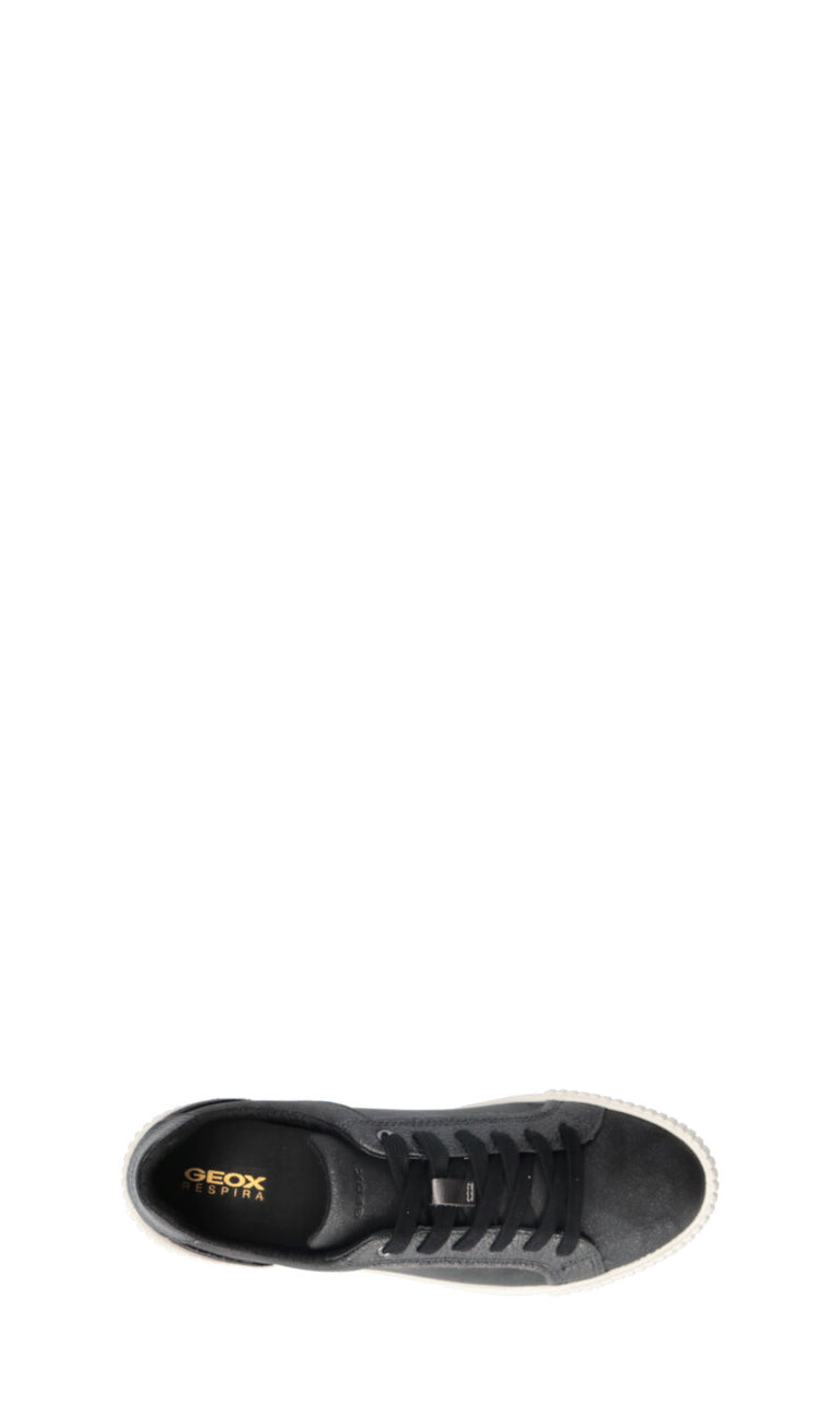 GEOX Sneaker donna nera in pelle