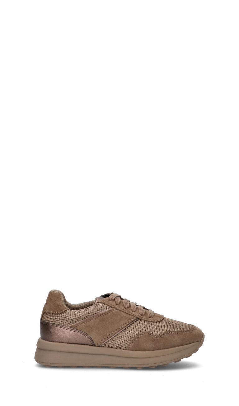 GEOX Sneaker donna beige in suede