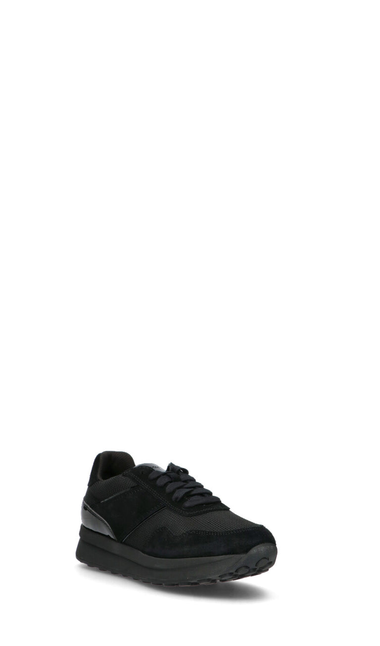 GEOX Sneaker donna nera in suede