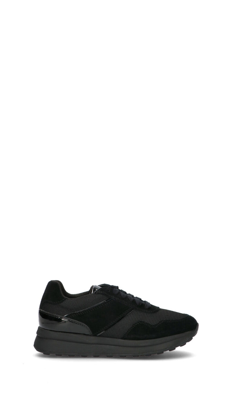 GEOX Sneaker donna nera in suede