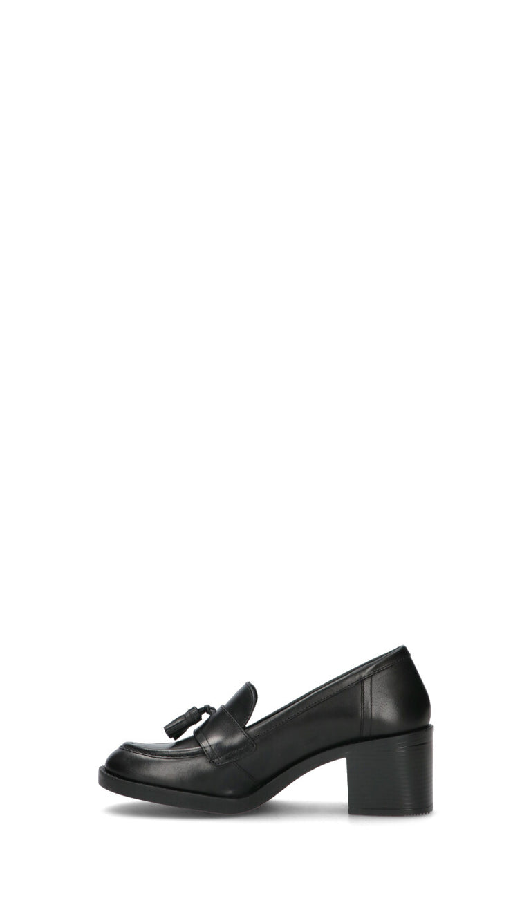 GEOX Mocassino donna nero in pelle