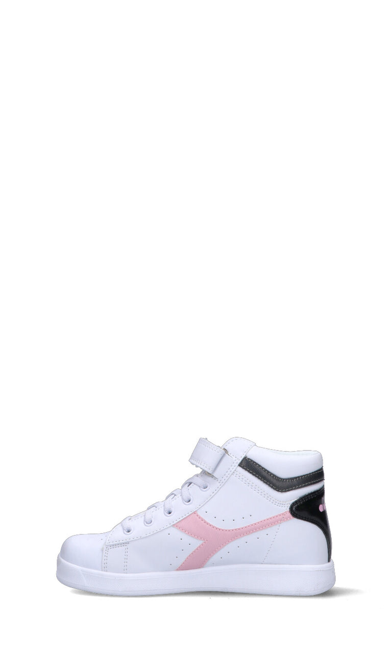 DIADORA - GAME P HIGH GIRL PS Sneaker bimba bianca/rosa