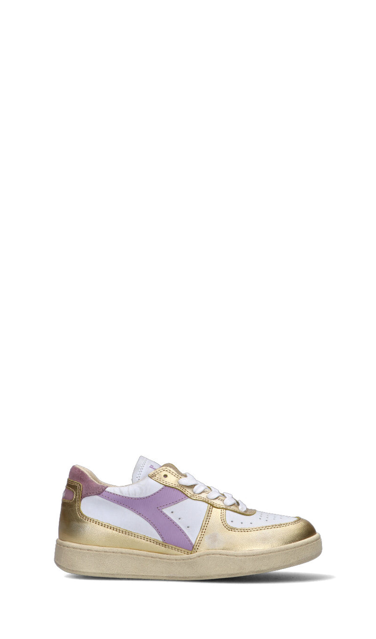 DIADORA HERITAGE Sneaker donna oro lilla in pelle Quellogiusto