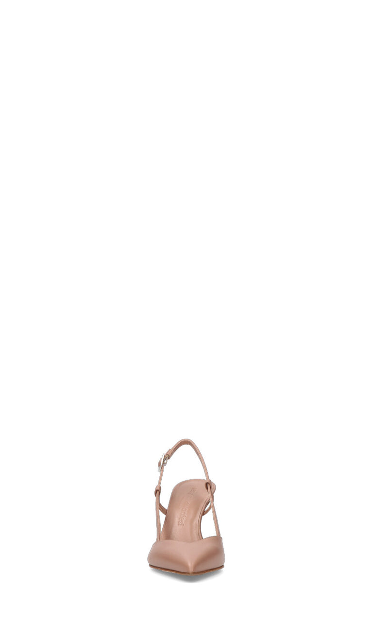 SERGIO LEVANTESI Slingback donna nude in pelle