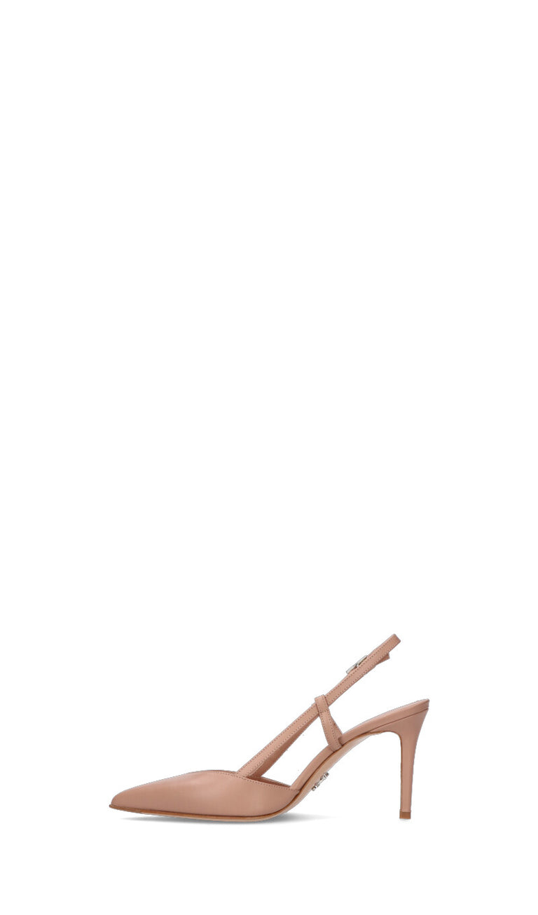 SERGIO LEVANTESI Slingback donna nude in pelle