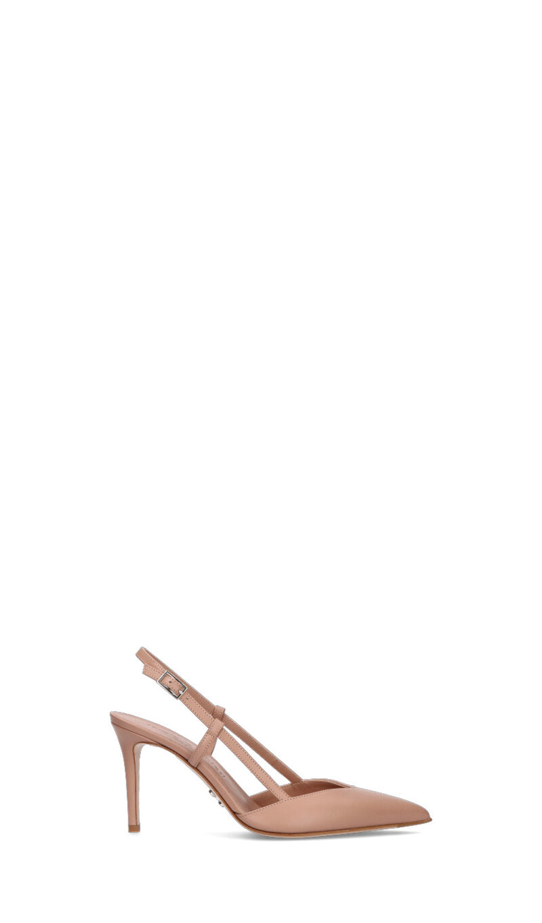 SERGIO LEVANTESI Slingback donna nude in pelle