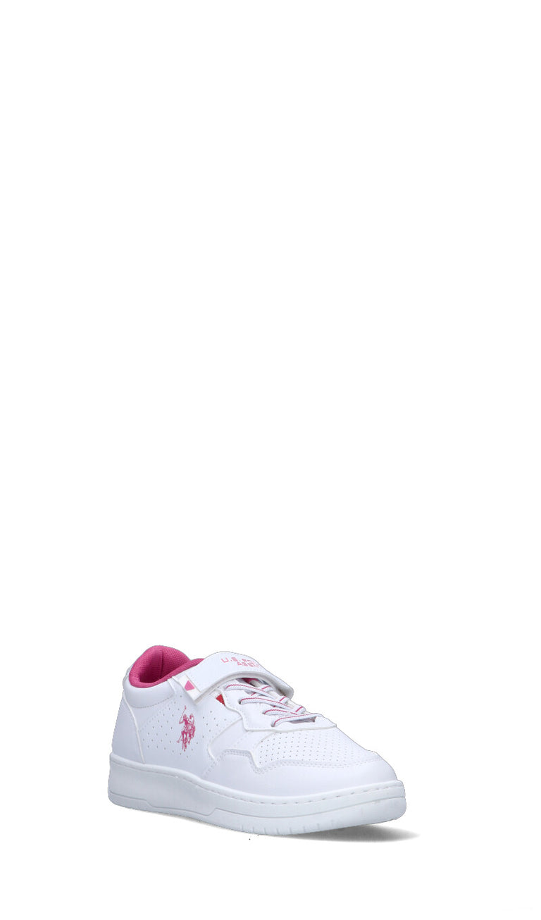 U.S. POLO ASSN. Sneaker ragazza bianca/rosa