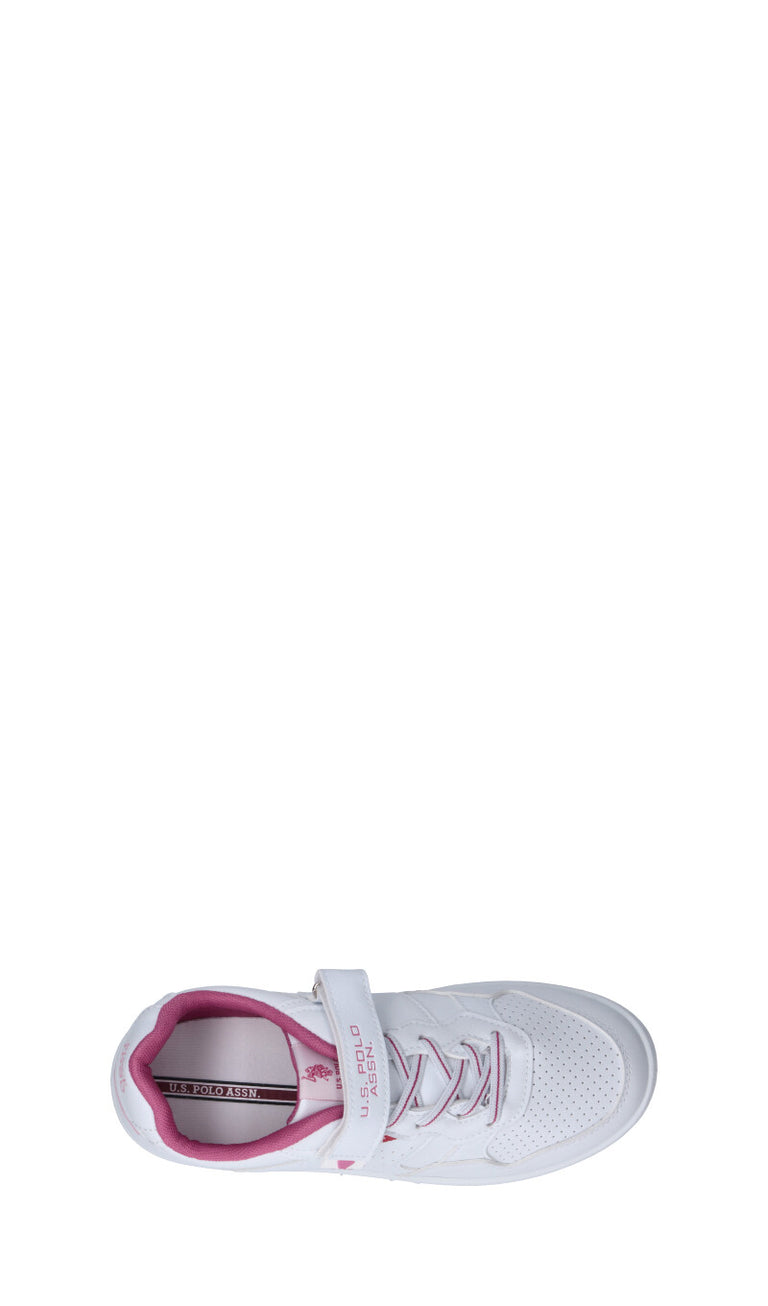 U.S. POLO ASSN. Sneaker ragazza bianca/rosa