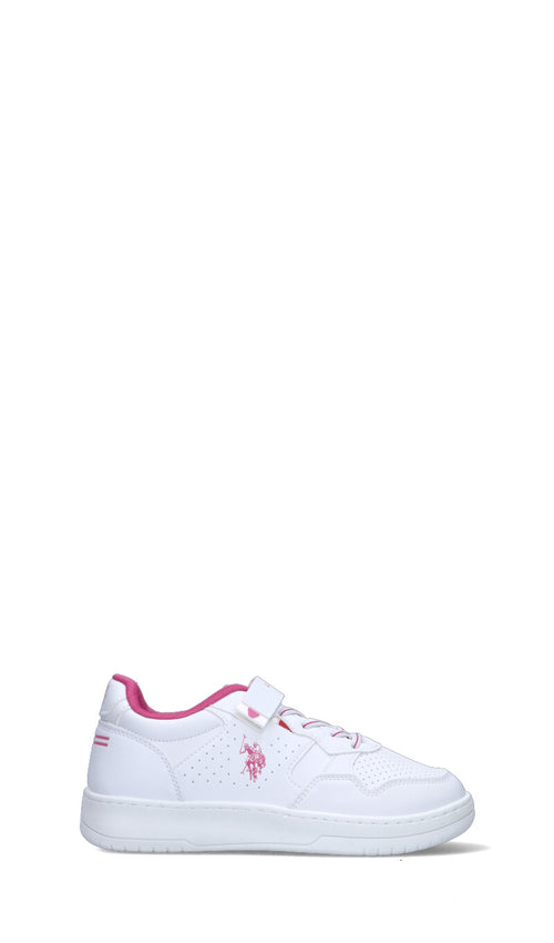 U.S. POLO ASSN. Sneaker ragazza bianca/rosa