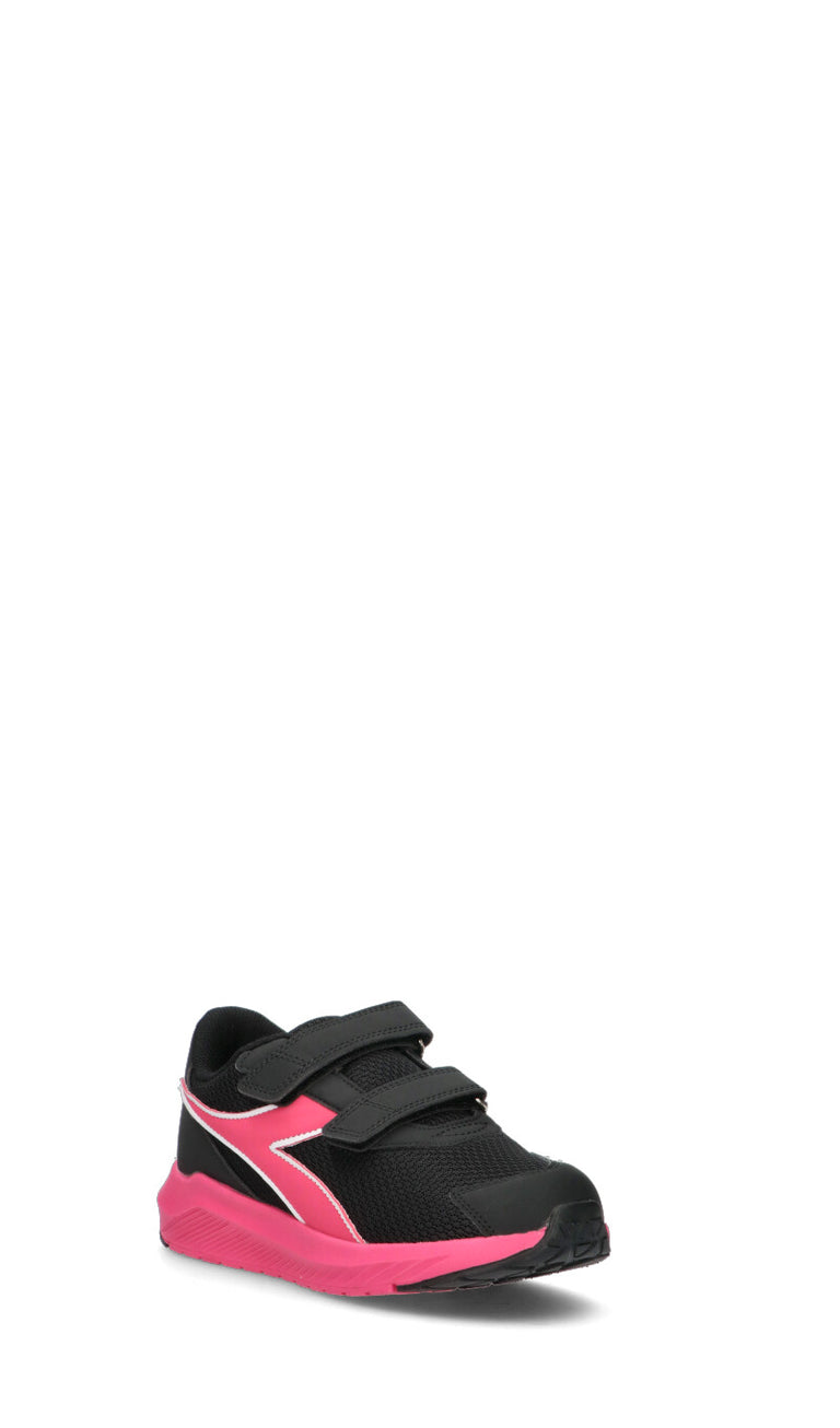 DIADORA Sneaker ragazza nera/rosa