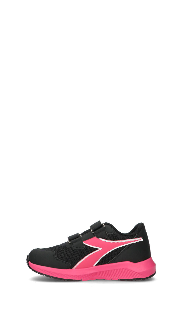 DIADORA Sneaker ragazza nera/rosa