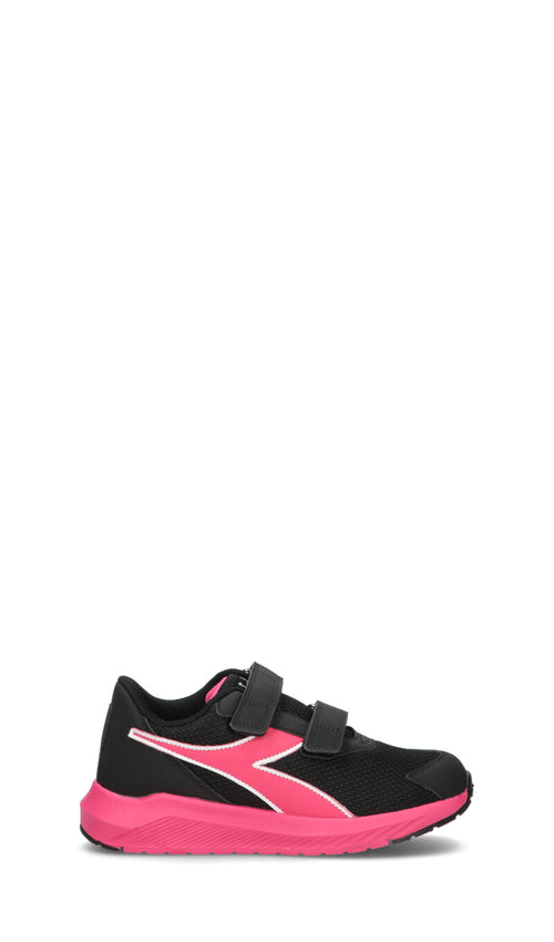 DIADORA Sneaker ragazza nera/rosa