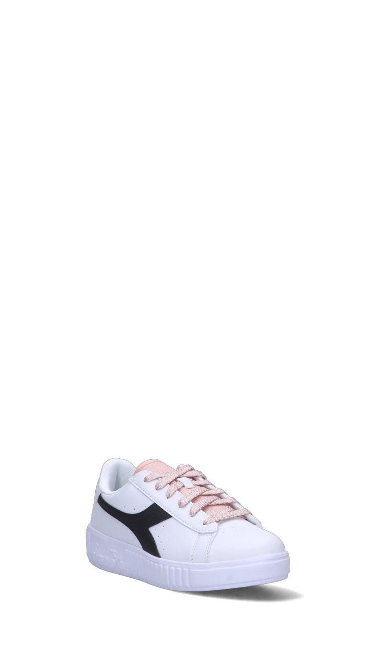 DIADORA - GAME STEP B GS GLITCH Sneaker ragazza bianca/nera