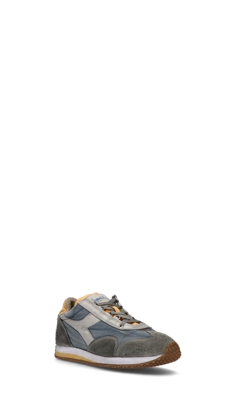 DIADORA HERITAGE - EQUIPE H DIRTY STONE WASH EVO Sneaker uomo blu in suede