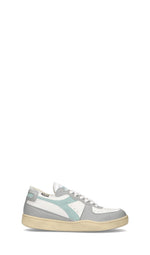 DIADORA HERITAGE - MI BASKET ROW CUT Sneaker uomo bianca/grigia in pelle