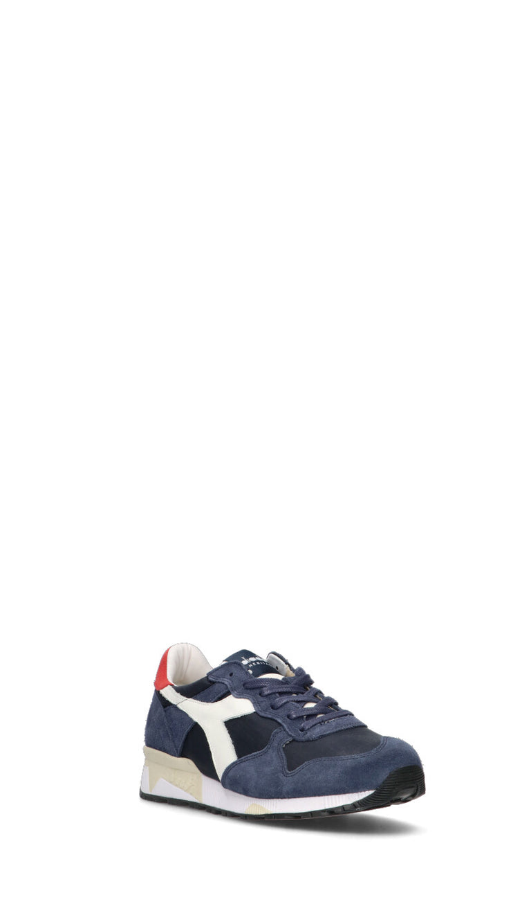 DIADORA HERITAGE - TRIDENT 90 RISTOP Sneaker uomo blu in suede