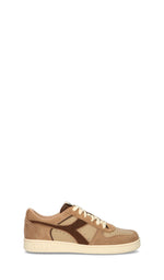 DIADORA - MAGIC BASKET LOW SUEDE LEATHER Sneaker uomo beige in suede