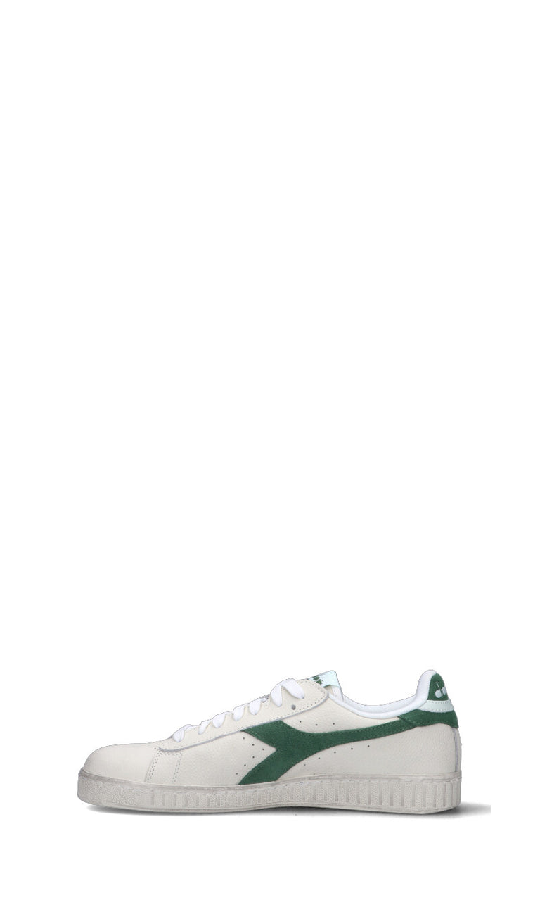 DIADORA Sneaker uomo bianca/verde in pelle