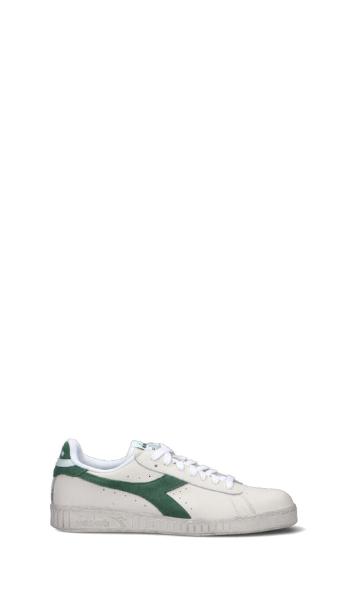 DIADORA Sneaker uomo bianca/verde in pelle