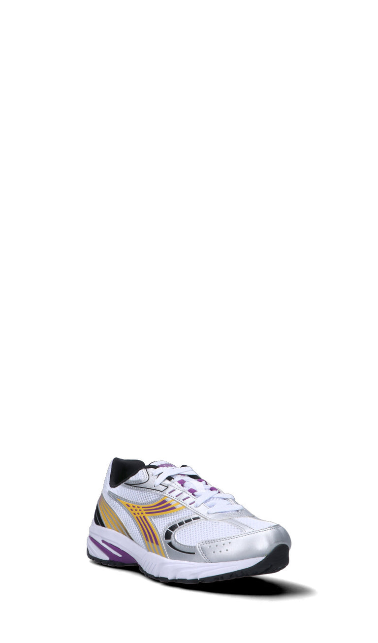 DIADORA Sneaker uomo bianca/nera/viola