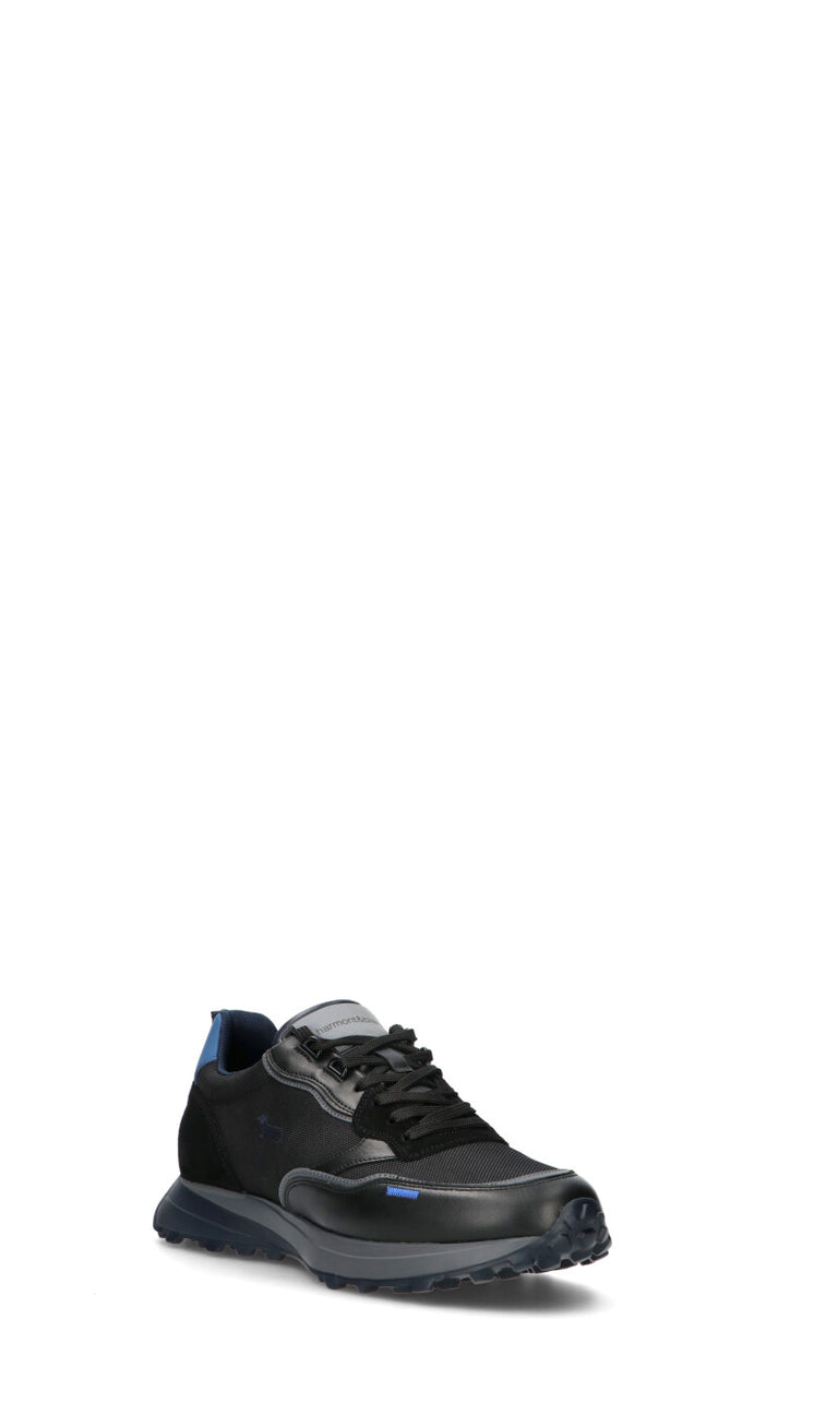 HARMONT&BLAINE Sneaker uomo nera/blu in pelle