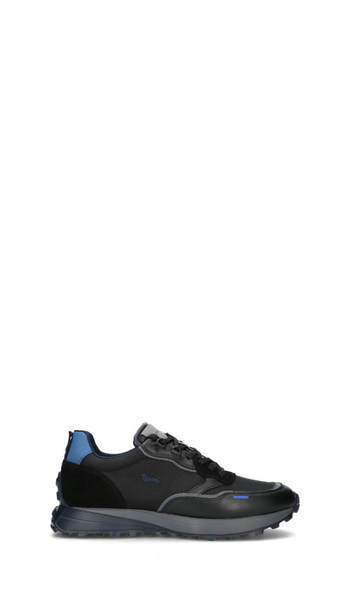 HARMONT&BLAINE Sneaker uomo nera/blu in pelle